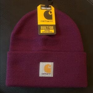 Carhartt Youth Maroon Beanie